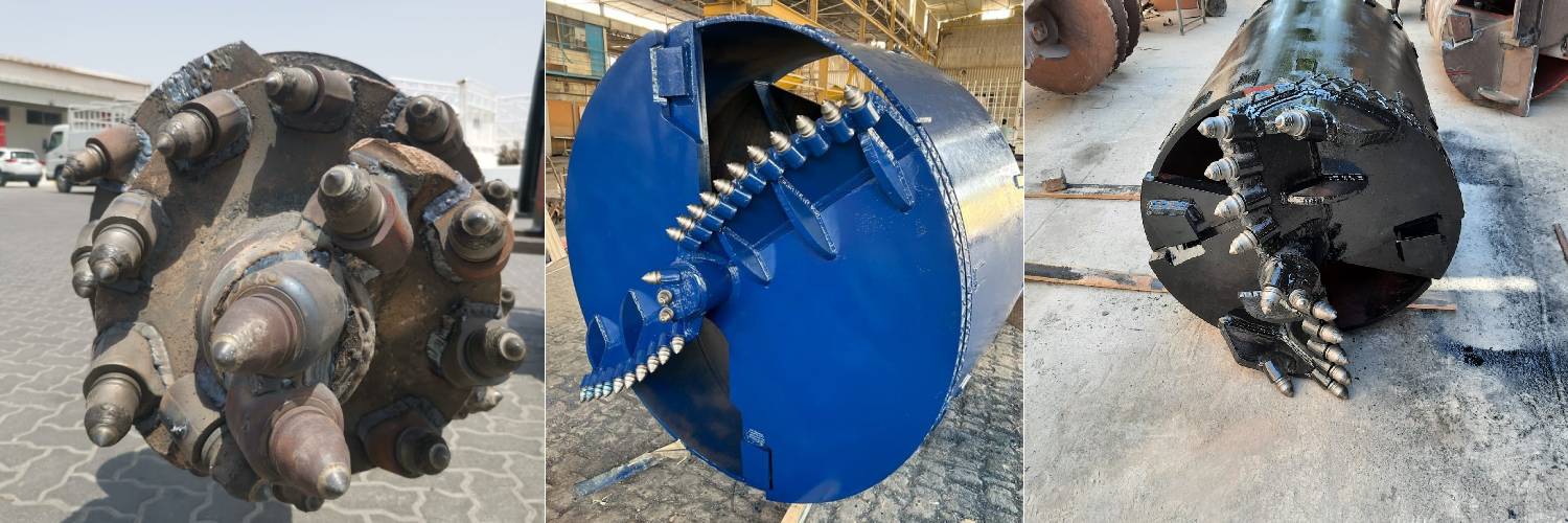 Auger, Drilling Bucket Manufacturer For Bauer, Soilmec And Casa Grande